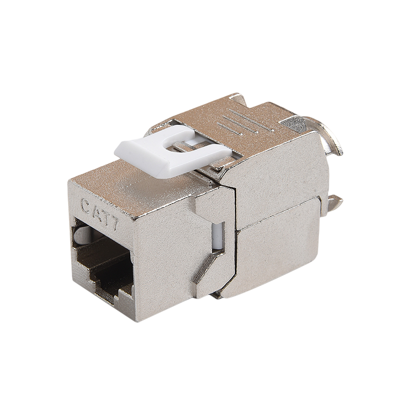SMT-1061T8C7-FTP 180 degrés blindés Cat7 Toolleless Keystone Jack