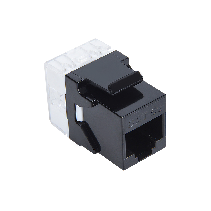 SMT-1021D8C5E 180 degrés Cat5e Keystone Jack 110 & Krone IDC